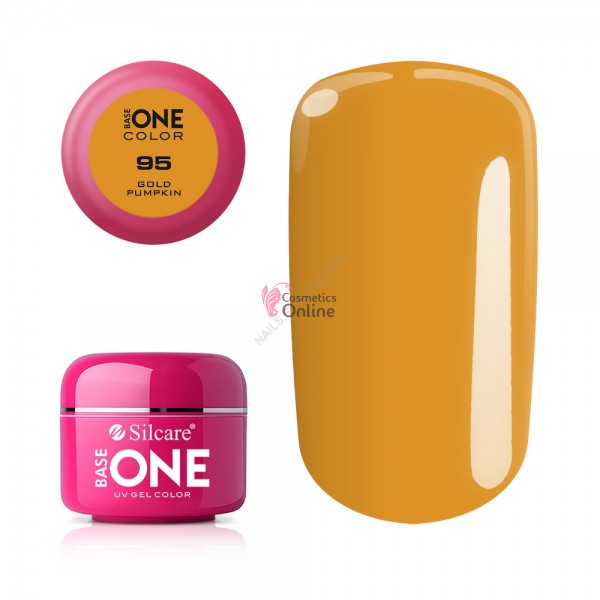 Gel UV Base One Silcare color Gold Pumpkin 5 ml - 95